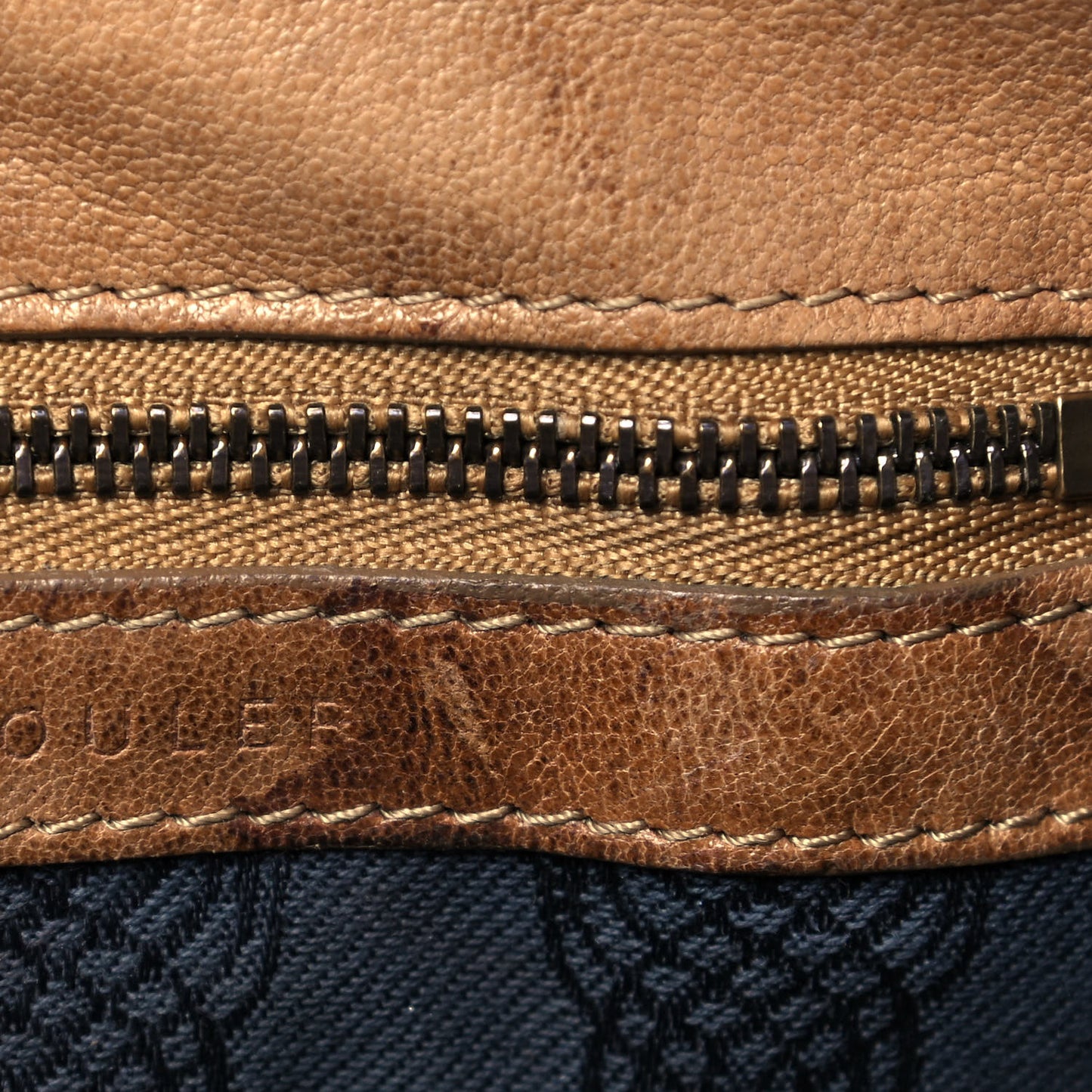 Lambskin PS1 Mini Pouch Messenger Bag Saddle