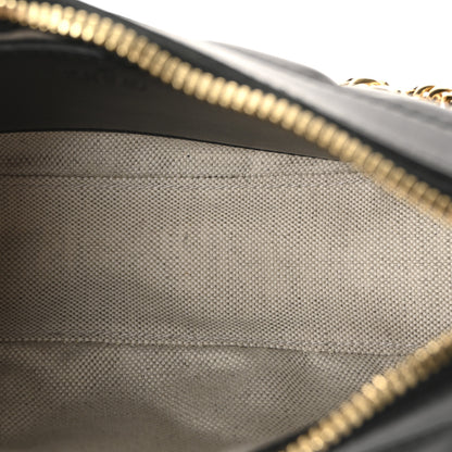 Gucci Calfskin GG Matelasse Chain Handbag Black Natural 5 of 9