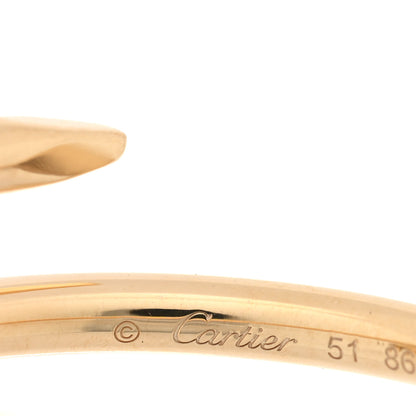Cartier 18K Yellow Gold Small Juste Un Clou Ring 51 5.75 4 of 5