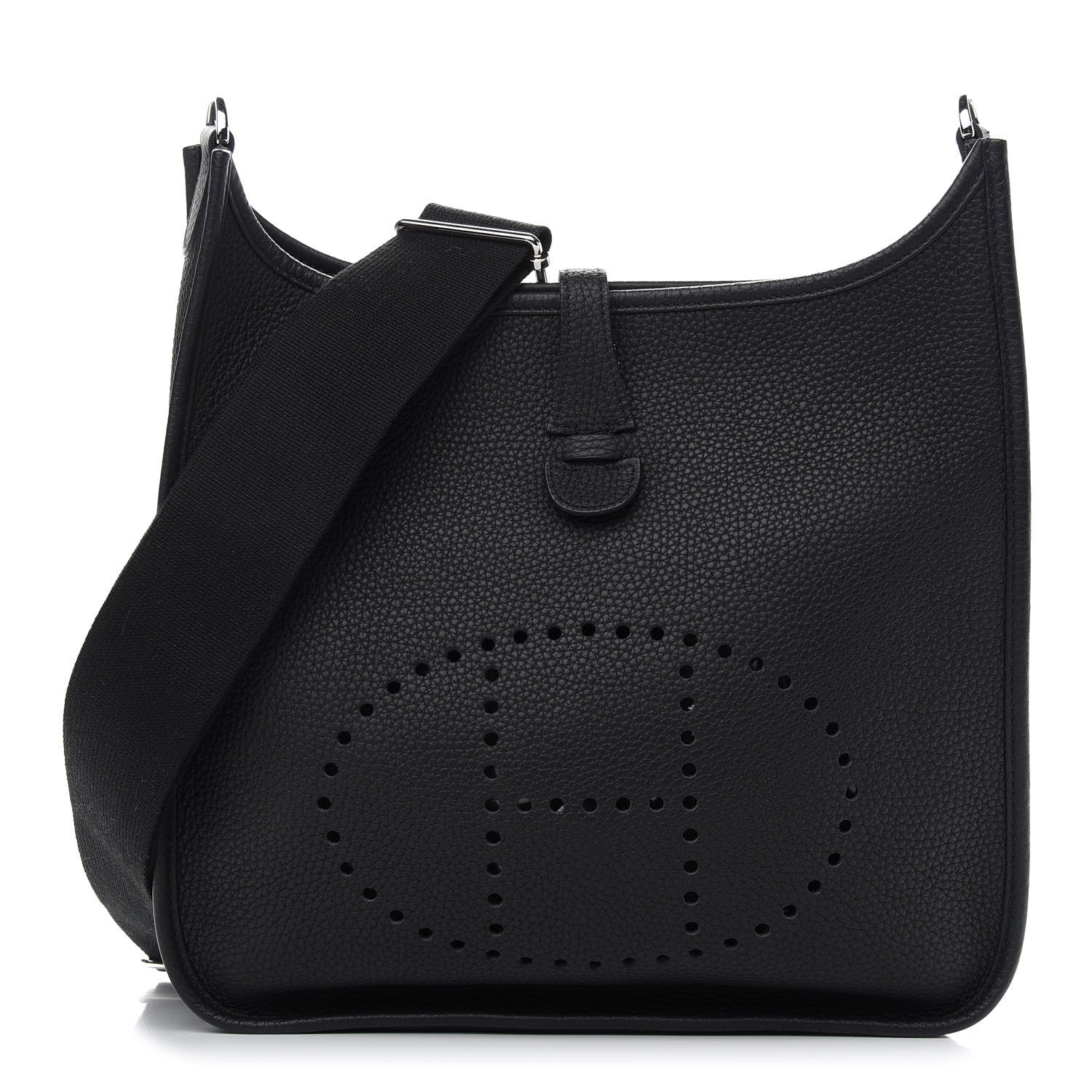 Hermes Taurillon Clemence Evelyne III PM Black 1 of 10