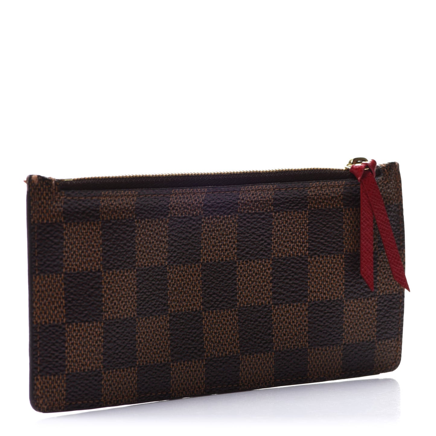 Damier Ebene Josephine Wallet Zippered Insert Red