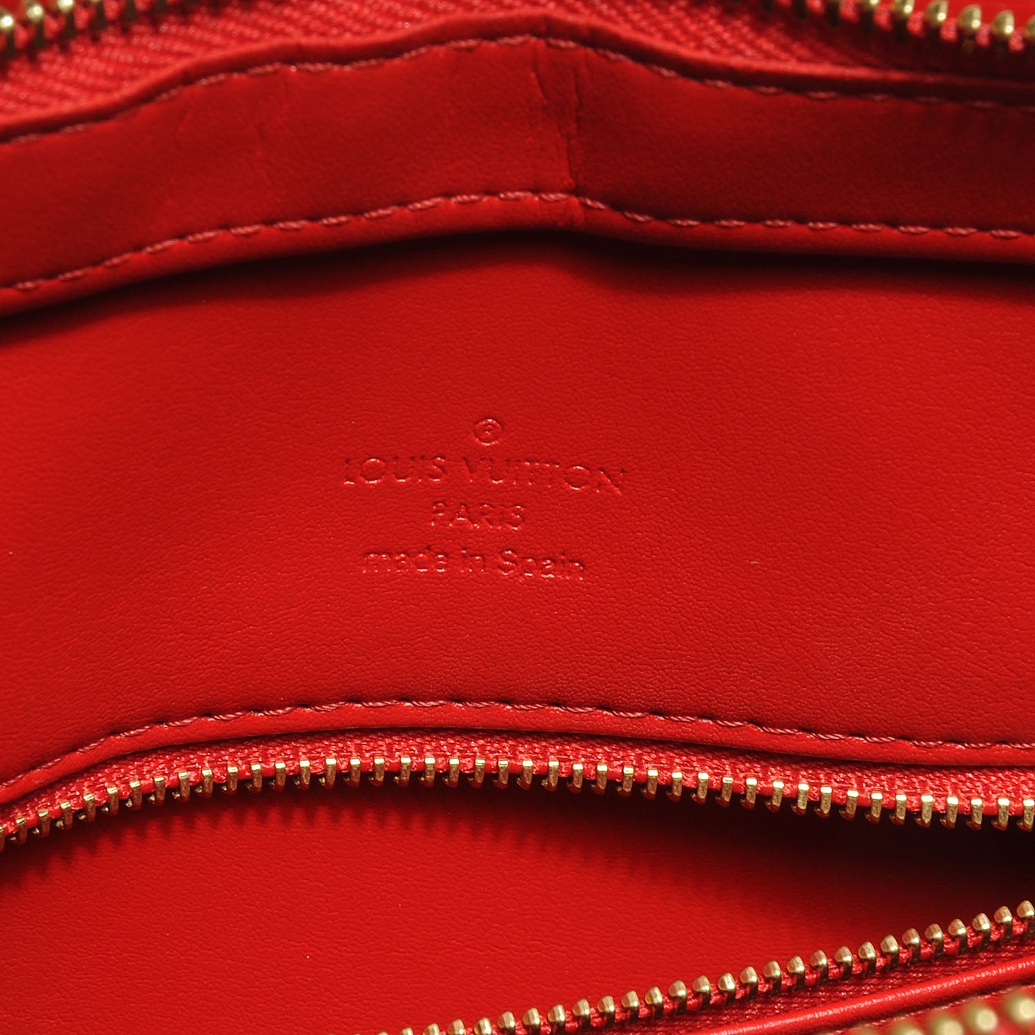 Louis Vuitton Vernis Houston Red 6 of 7