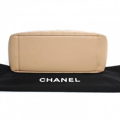 Chanel Caviar Quilted Grand Shopping Tote GST Beige 8 of 9