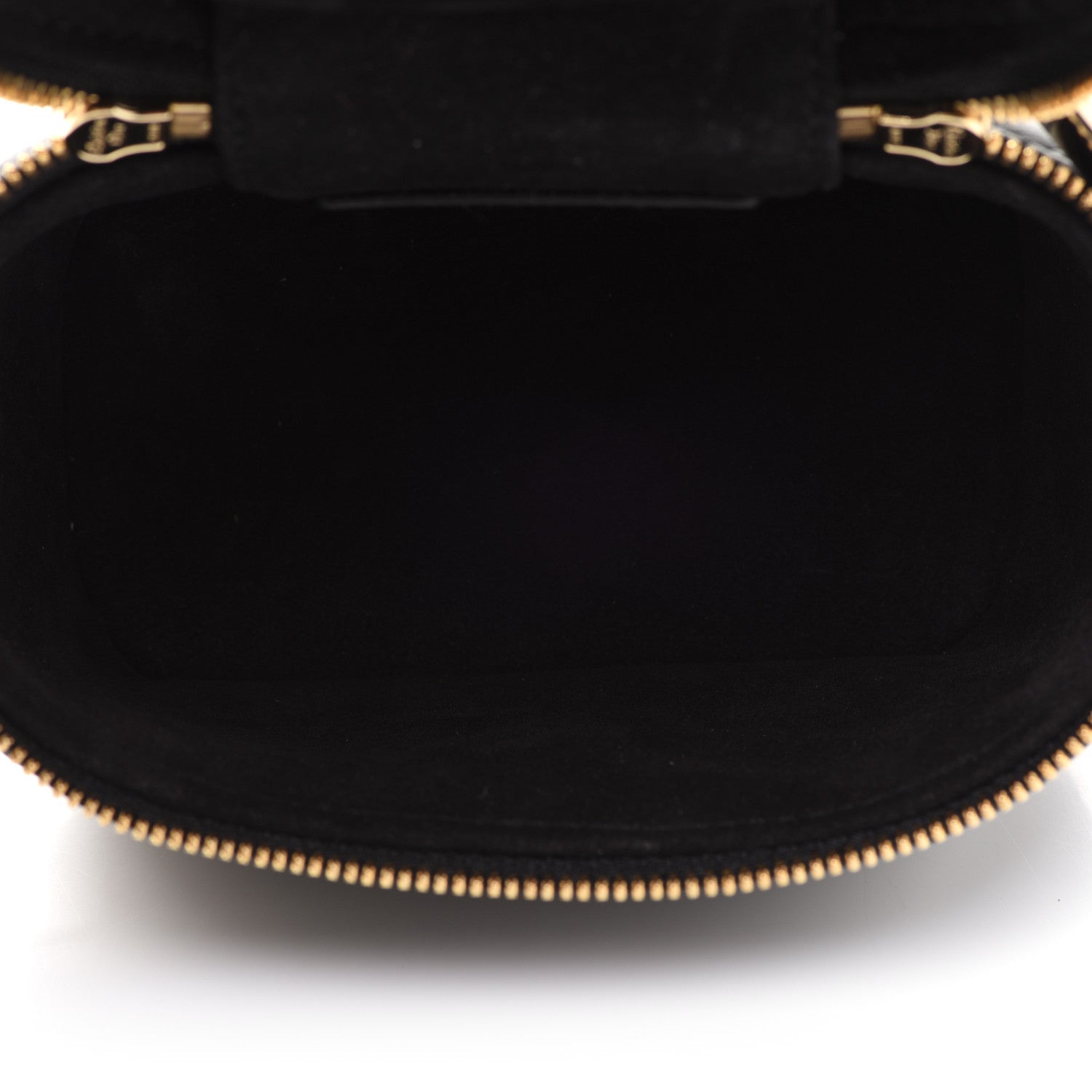 Christian Dior Lambskin Cannage Micro Lady Dior Vanity Case Black 5 of 10