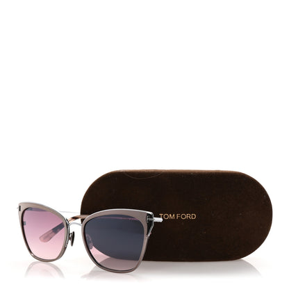 Tom Ford Acetate Faryn Sunglasses TF 843 Silver 8 of 8