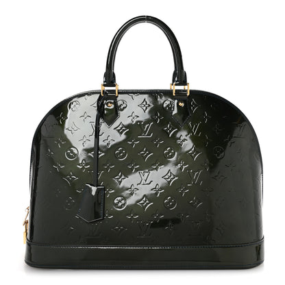 Louis Vuitton Vernis Alma GM Blue Nuit 1 of 10