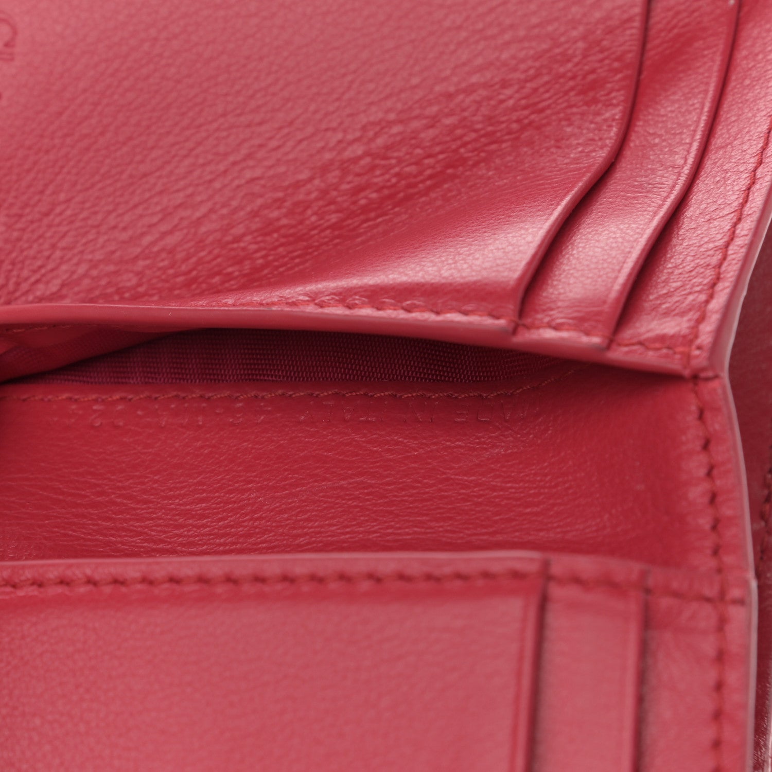 Christian Dior Patent Cannage Lady Dior Lotus Wallet Red 7 of 9