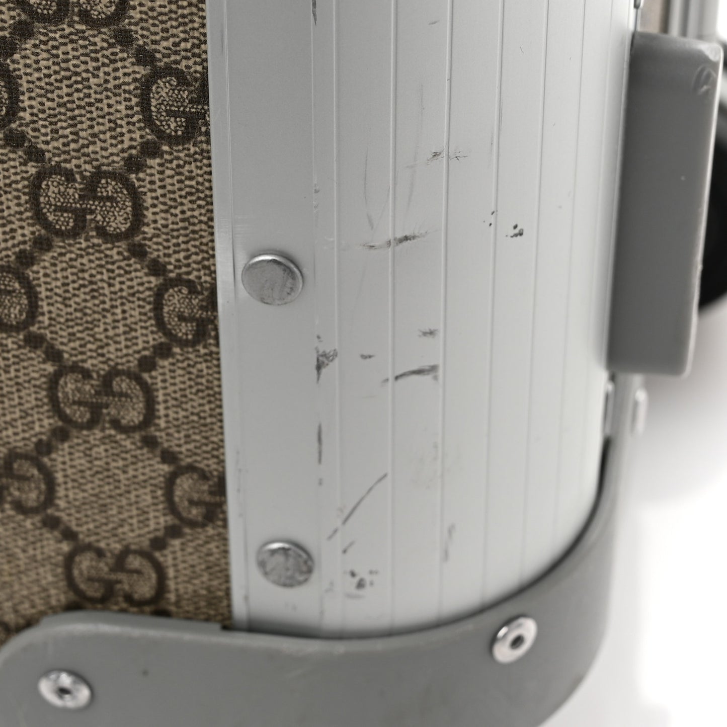 GG Supreme Monogram Porter Carry On Suitcase