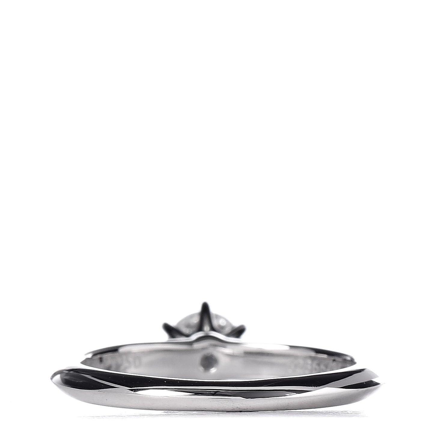 Platinum Diamond .33ct Solitaire Engagement Ring 47 4
