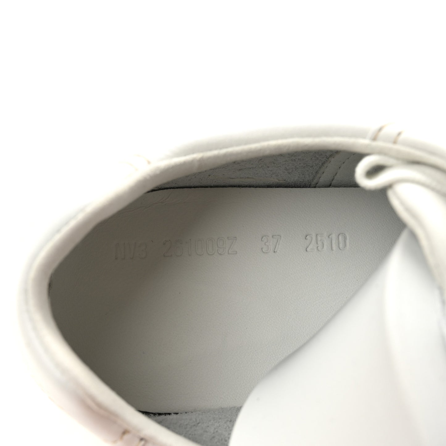 Supple Calfskin Master Sneakers 37 Beige Glaise