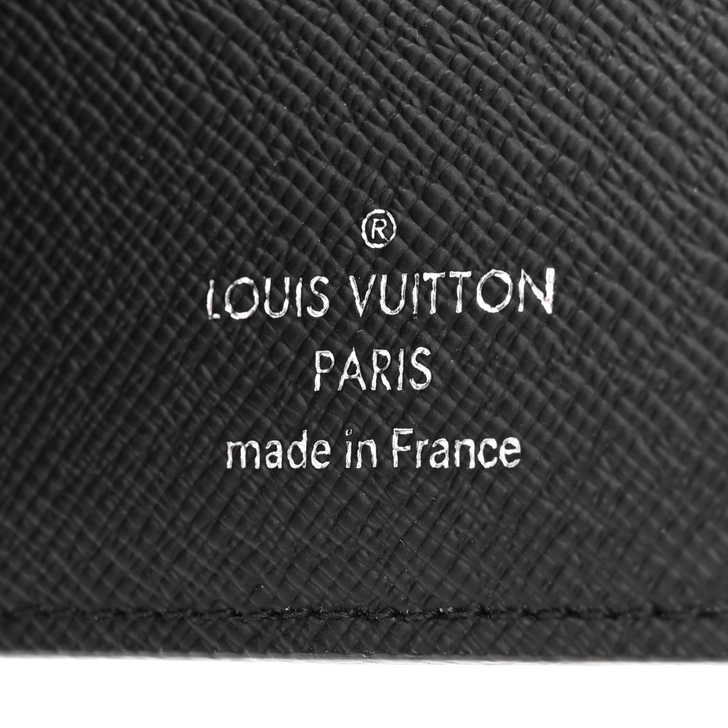 Louis Vuitton LOUIS VUITTON Taiga Pince Wallet Black 6 of 6