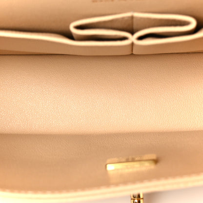 Chanel Caviar Quilted Medium Double Flap Beige 5 of 12