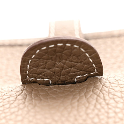 Hermes Taurillon Clemence Evelyne III PM Etoupe 7 of 11