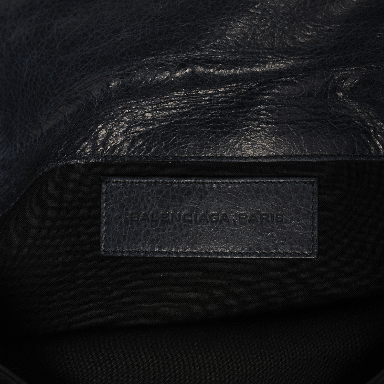 Balenciaga Agneau Giant 21 Rose Gold Hardware Envelope Clutch Bleu Roi 6 of 7