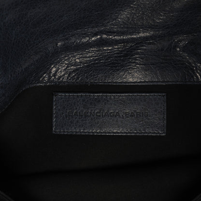 Balenciaga Agneau Giant 21 Rose Gold Hardware Envelope Clutch Bleu Roi 6 of 7
