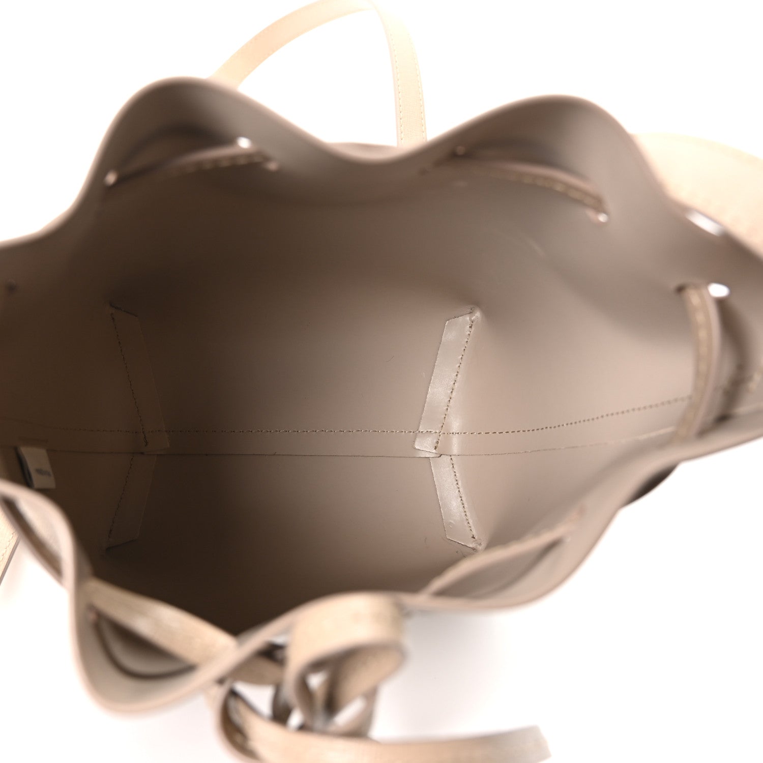 Mansur Gavriel Saffiano Mini Mini Bucket Bag Beige 5 of 10