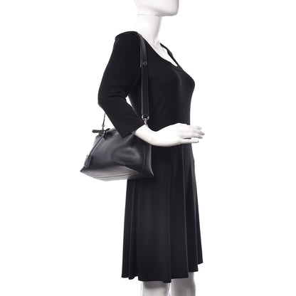 Fendi Vitello Dolce Medium By The Way Boston Bag Black 2 of 10