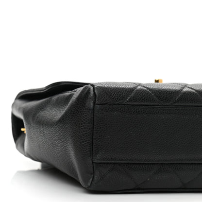 Chanel Caviar Quilted Medium Single Flap Black 9 of 13