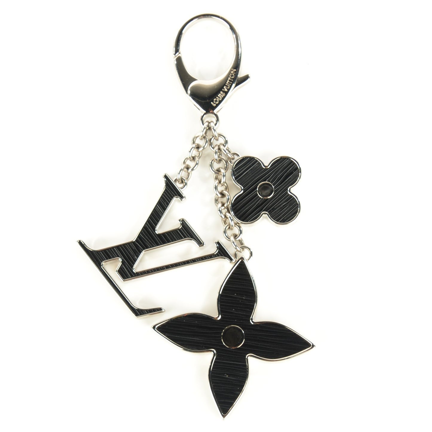 Electric Epi Fleur d'Epi Bag Charm Black