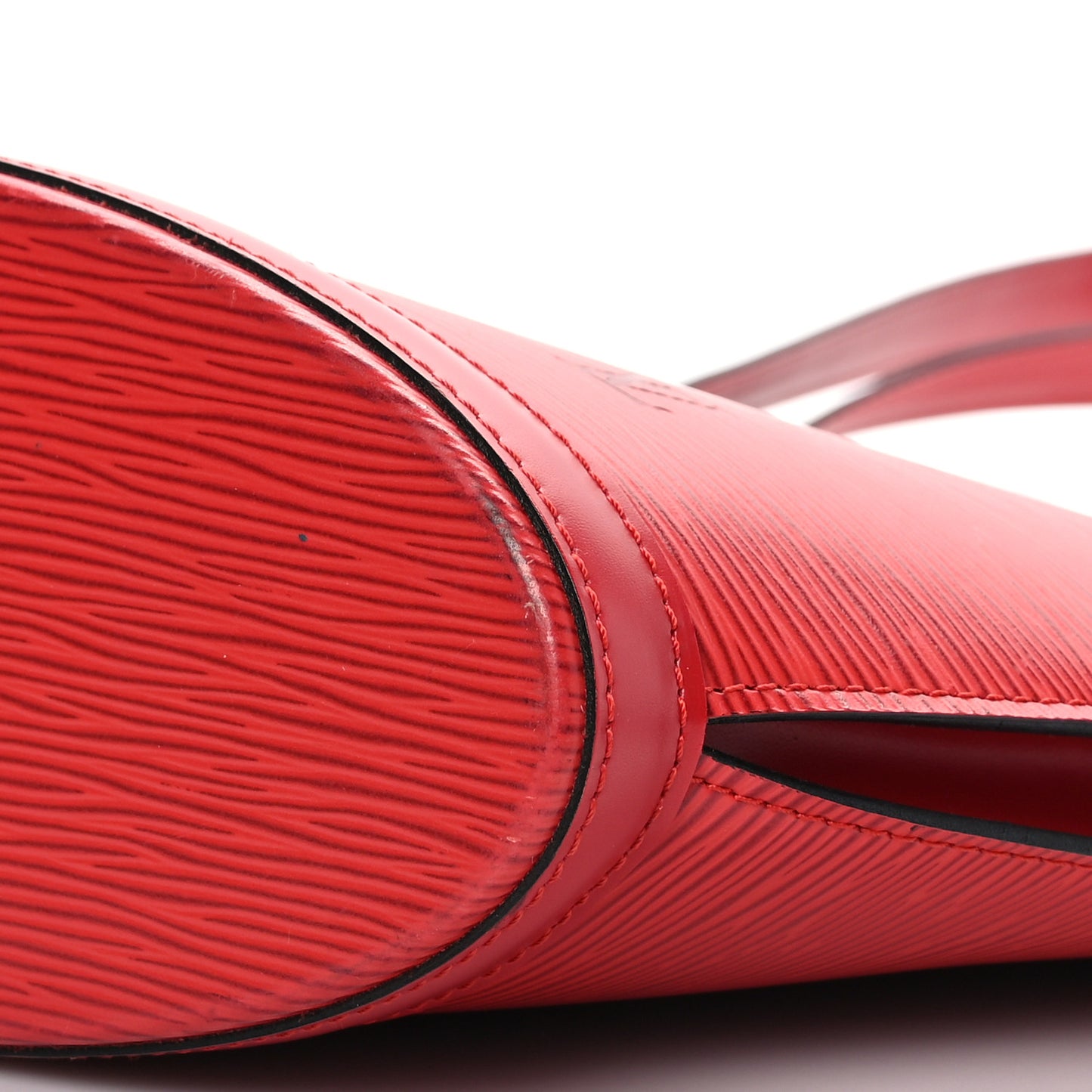 Epi Saint Jacques PM Long Straps Red