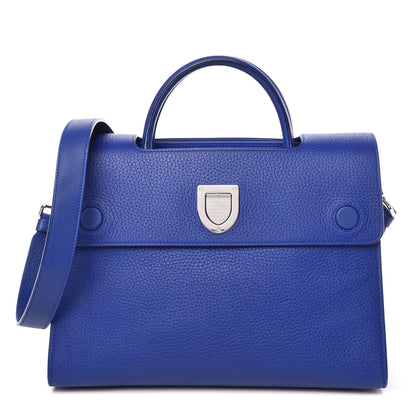 Christian Dior Bullcalf Medium Diorever Flap Yves Klein Blue 1 of 19