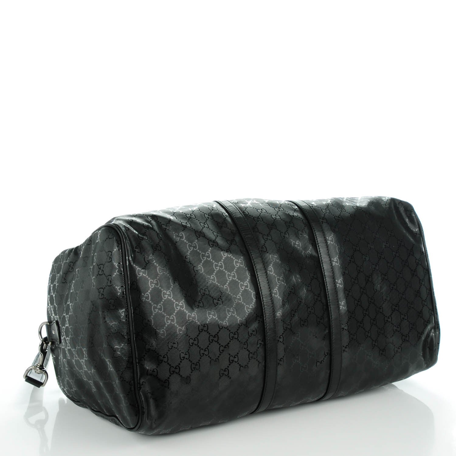 Gucci Imprime Monogram Large Carry On Duffle Black 4 of 7