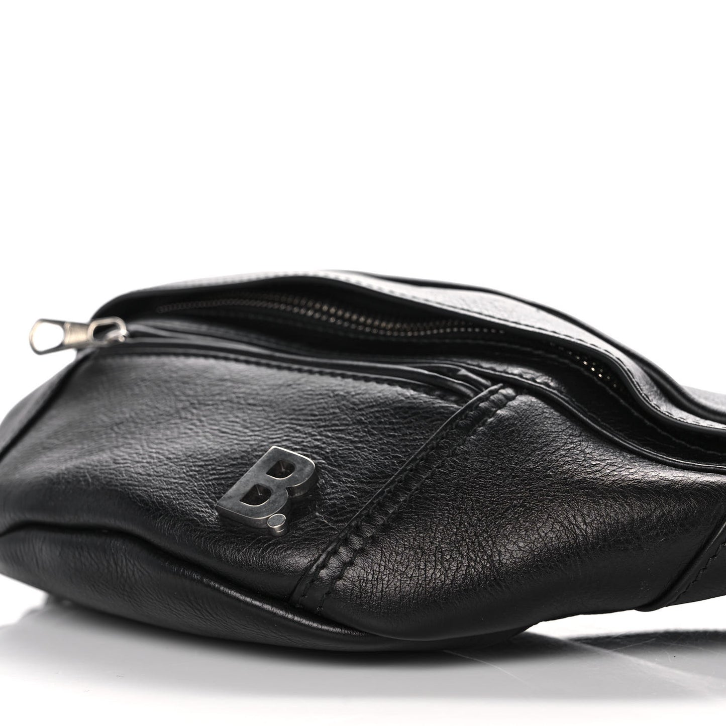 Nappa Calfskin Soft Belt Bag Black