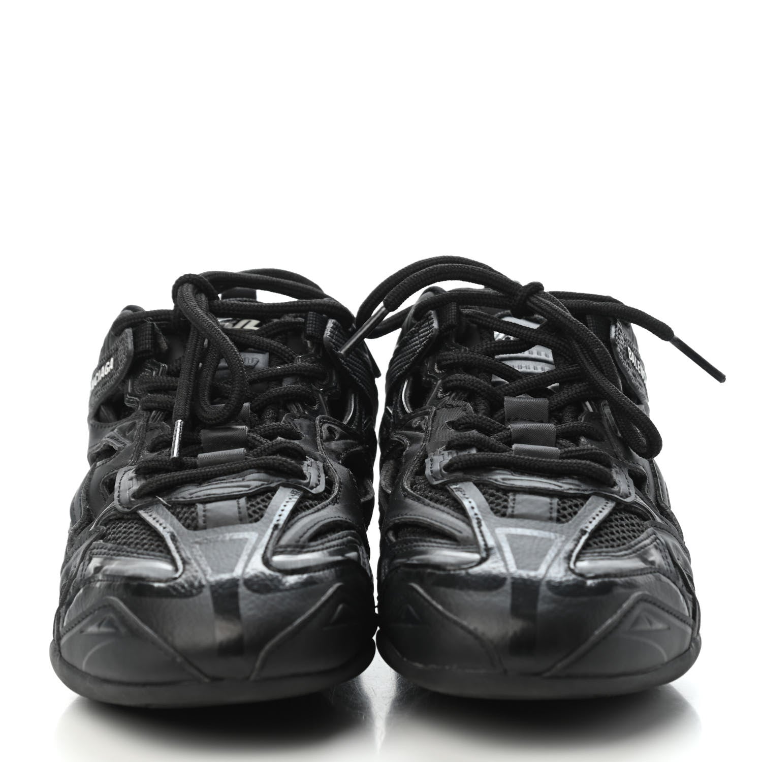 Balenciaga Mesh Rubber Womens Drive Sneakers 37 Black 2 of 4