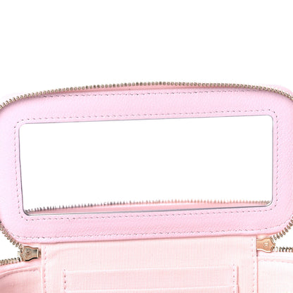 Chanel Caviar Quilted Small Tiny CC Vanity Case With Chain Light Pink 11 of 12