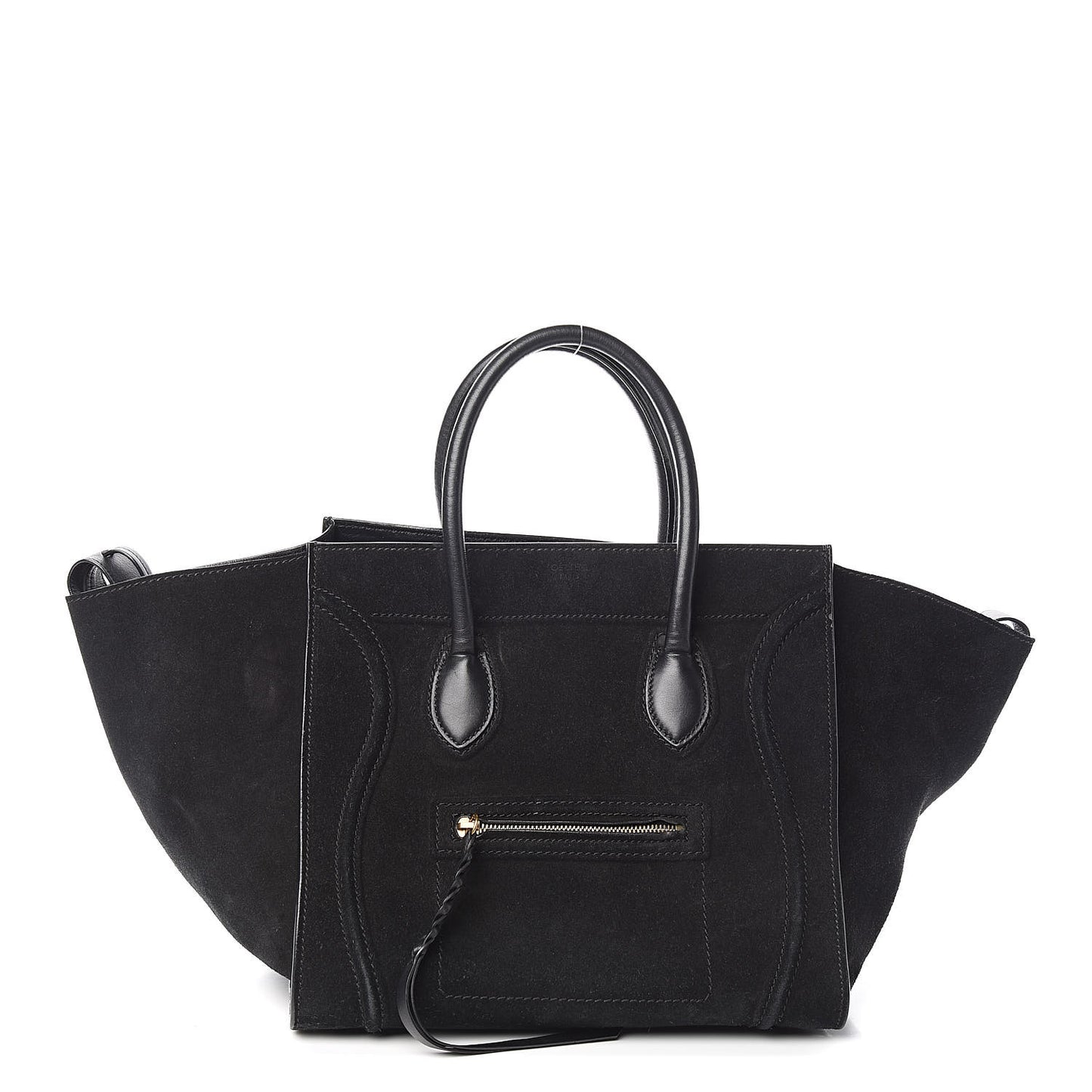 Suede Medium Phantom Luggage Black