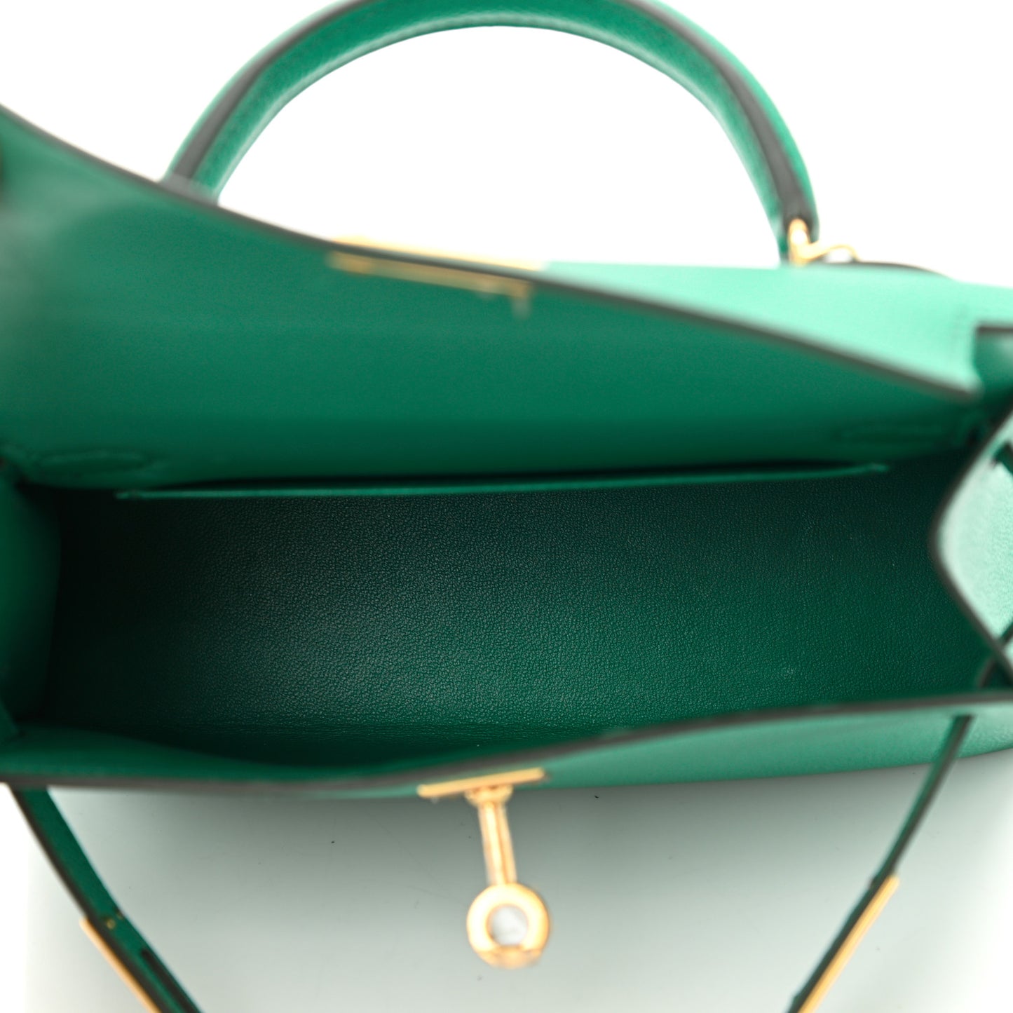 Epsom Mini Kelly Sellier 20 Vert Jade
