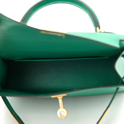 Hermes Epsom Mini Kelly Sellier 20 Vert Jade 7 of 11