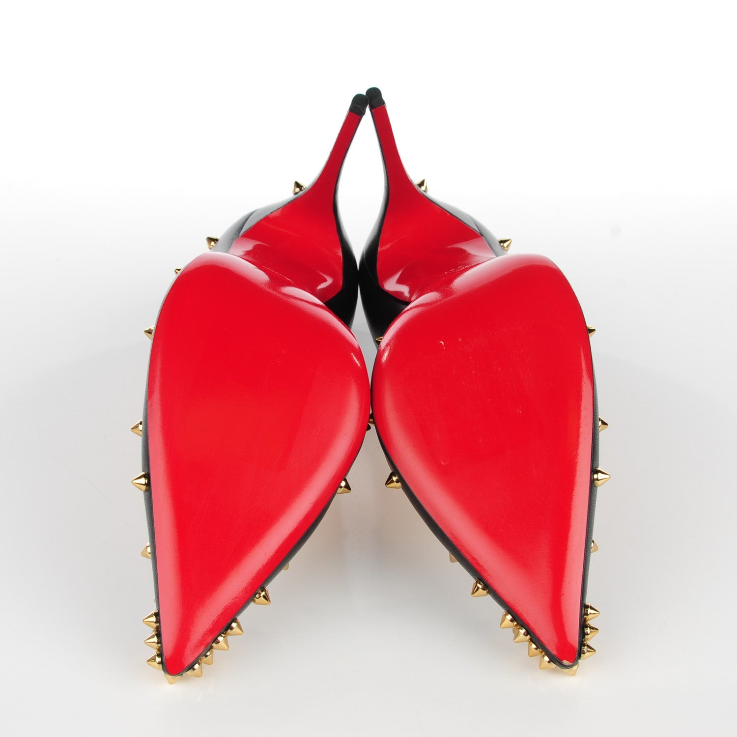 Christian Louboutin Kid Degraspike 120 Pumps 39.5 Black 5 of 8