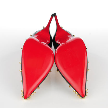 Christian Louboutin Kid Degraspike 120 Pumps 39.5 Black 5 of 8