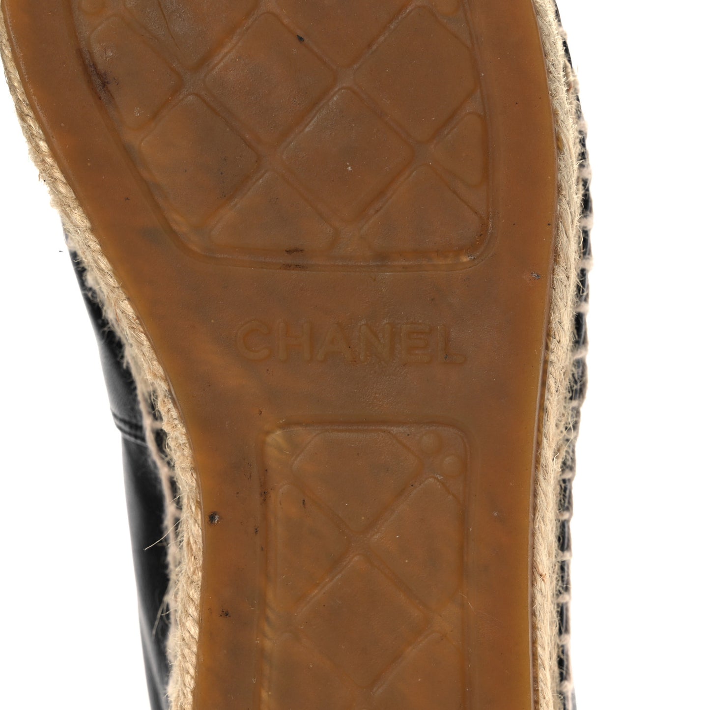 Lambskin CC Espadrilles 38 Black