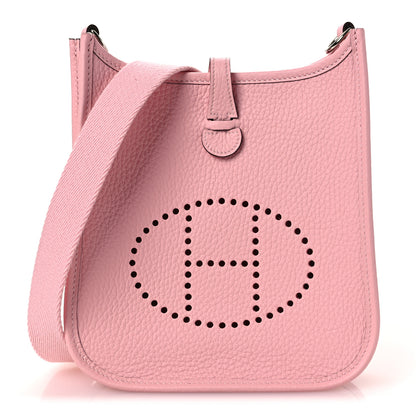 Hermes Taurillon Clemence Evelyne TPM Rose Sakura 1 of 11