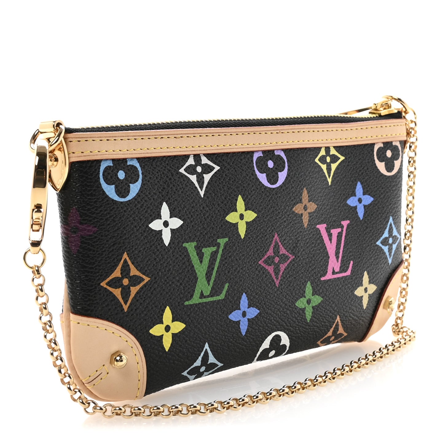 Monogram Multicolor Pochette Milla MM Black