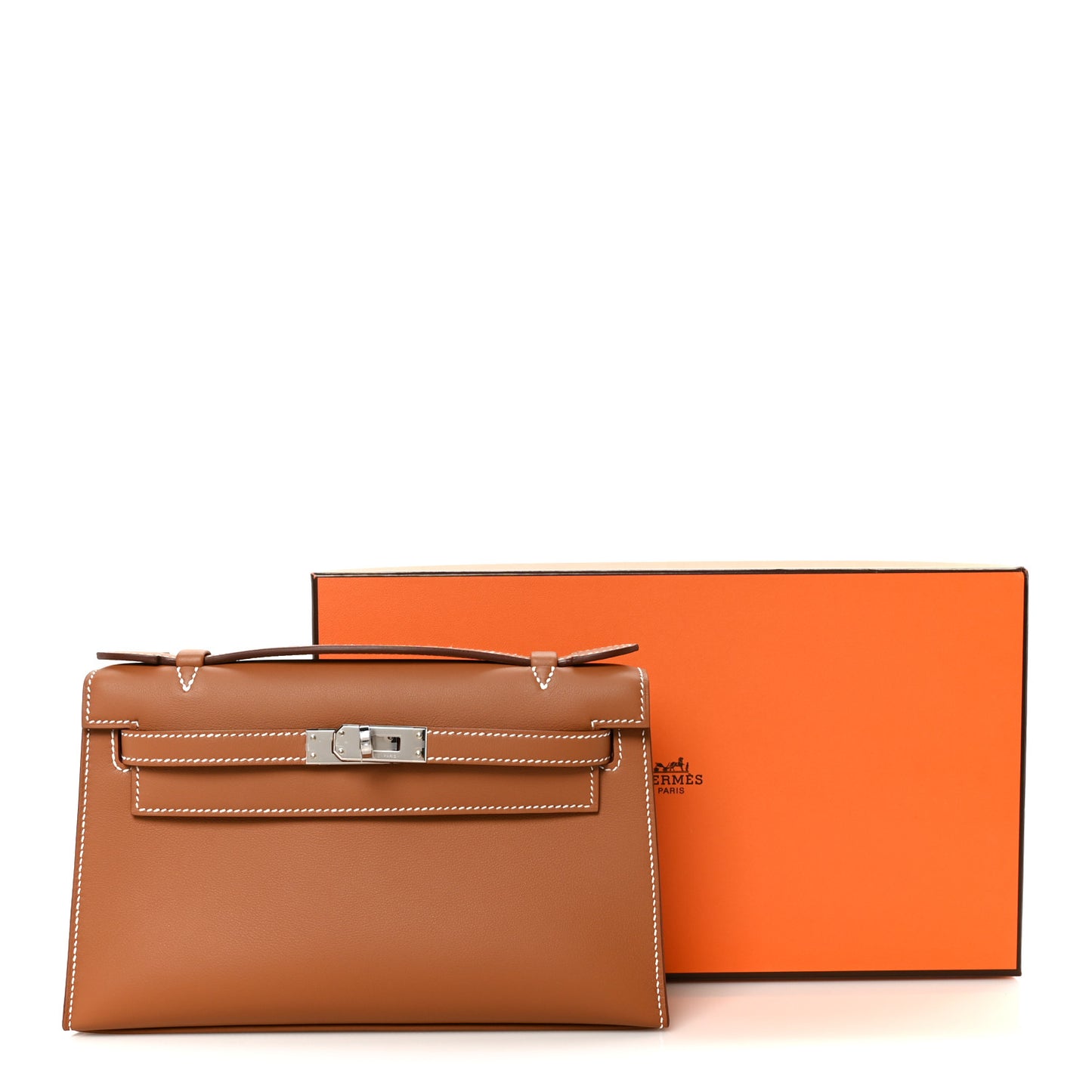 Swift Kelly Pochette Clutch Gold