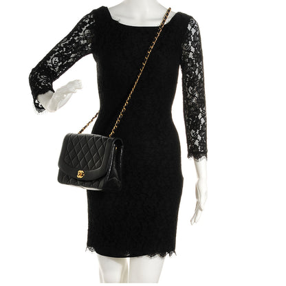 Chanel Lambskin Medium Single Flap Black 3 of 10