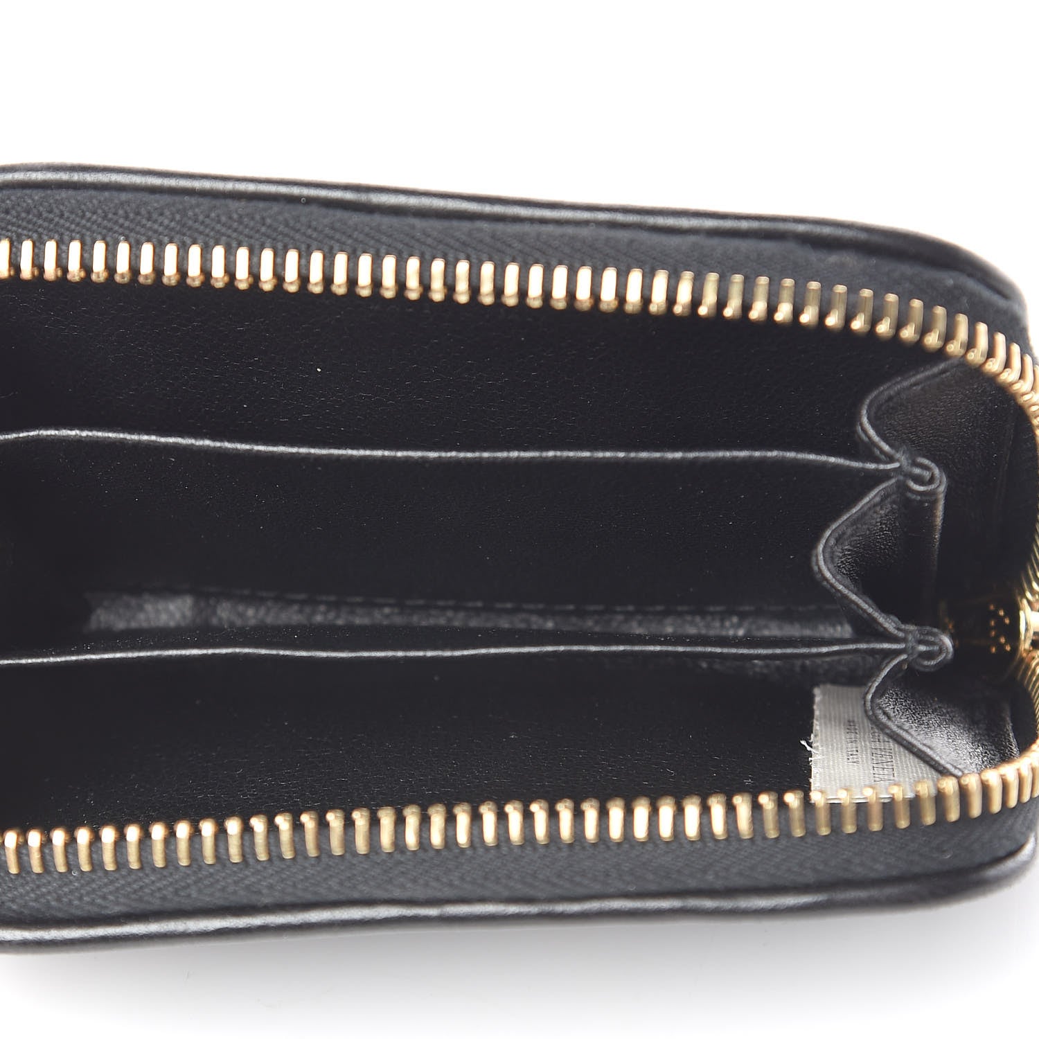 Bottega Veneta Nappa Intrecciato Zip Around Coin Purse Black 5 of 8
