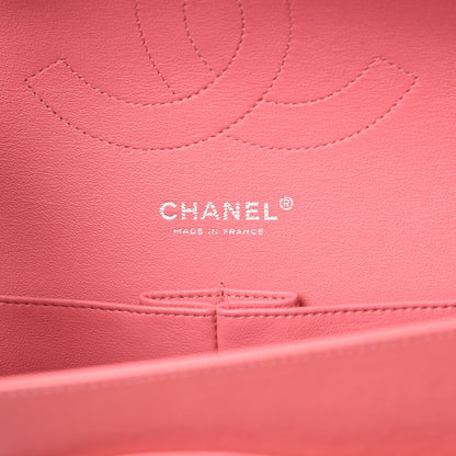 Chanel Lambskin Quilted Jumbo Double Flap Dark Pink 6 of 10