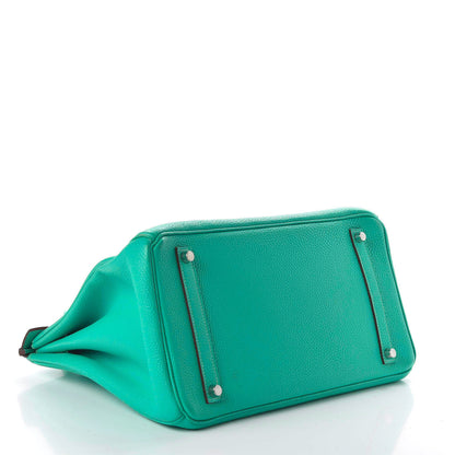Hermes Togo Birkin 35 Bleu Paon 7 of 34