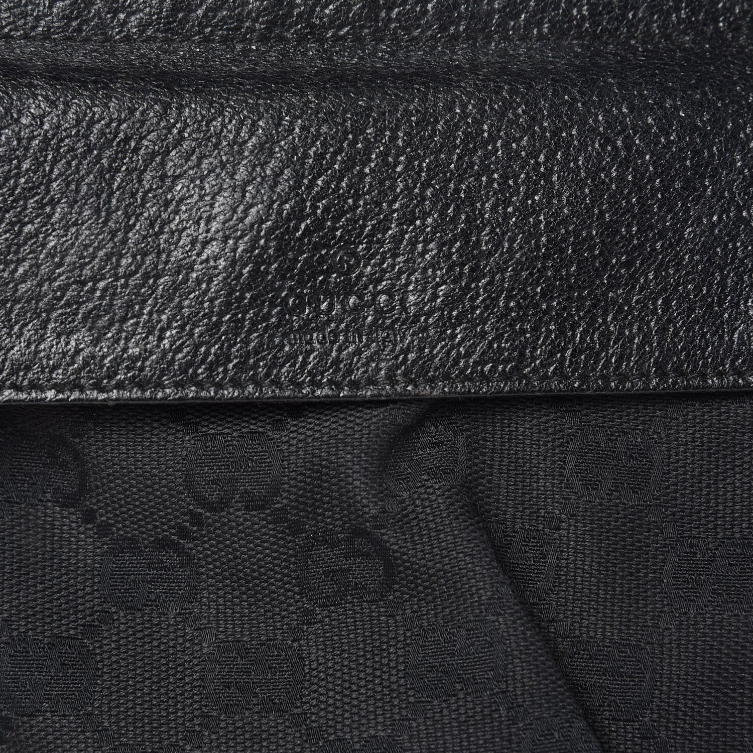 Gucci GG Monogram Double Pocket Belt Bag Black 8 of 12