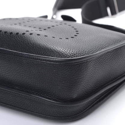 Hermes Taurillon Clemence Evelyne III PM Black 8 of 10