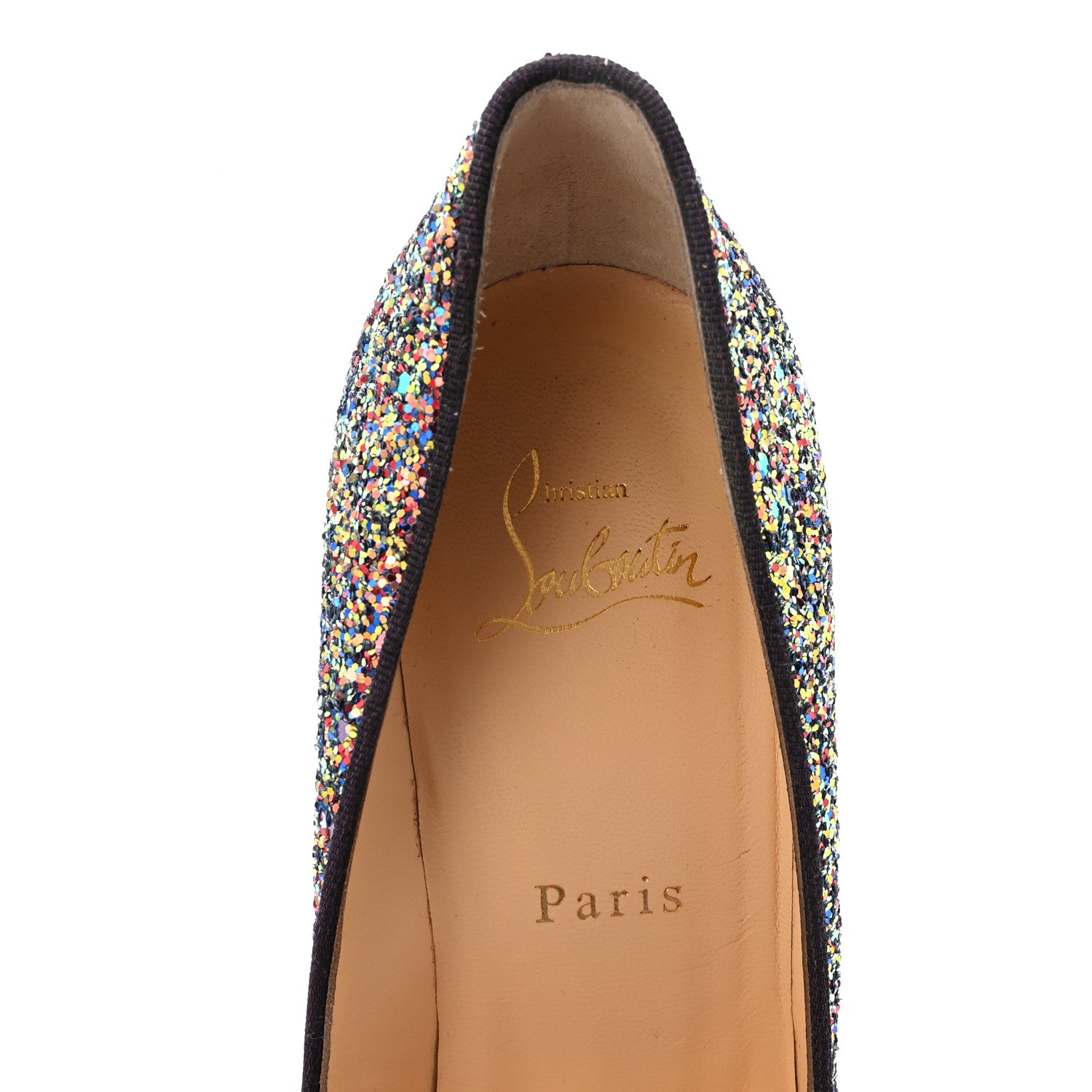 Christian Louboutin Glitter Milkyway Pigalle Follies 100 Pump 38.5 Multicolor 8 of 9