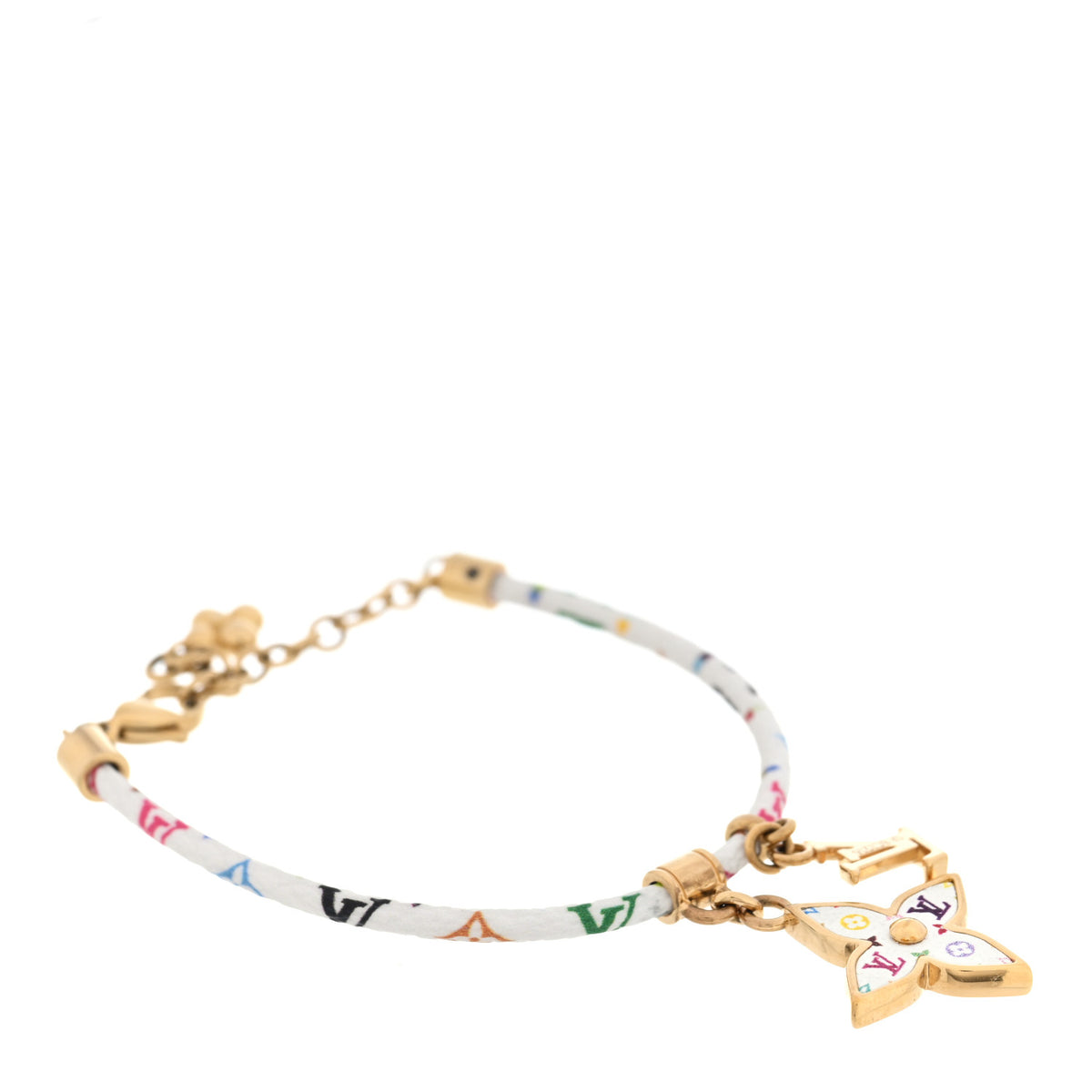 Louis Vuitton LV X TM Monogram Multicolor Charms Bracelet White 1 of 5