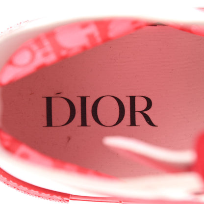 Christian Dior Technical Canvas Oblique Mens B23 High Top Sneakers 42 Bordeaux Rouge 7 of 9