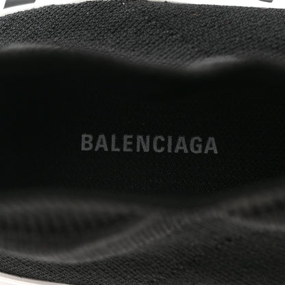 Balenciaga Neoprene Knit Womens Speed Graffiti Sneakers 38 Black White 6 of 9