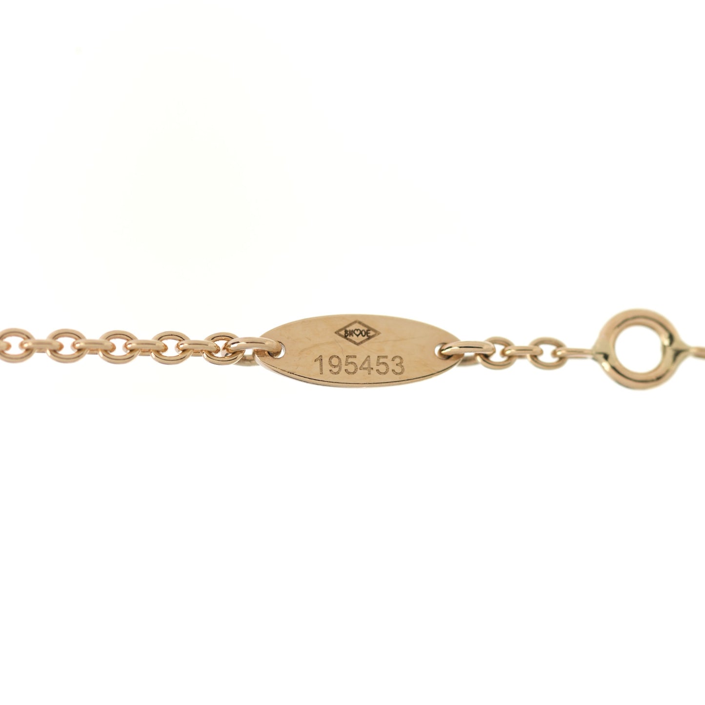 18K Yellow Gold Diamond Mother of Pearl Rose Des Vents Bracelet