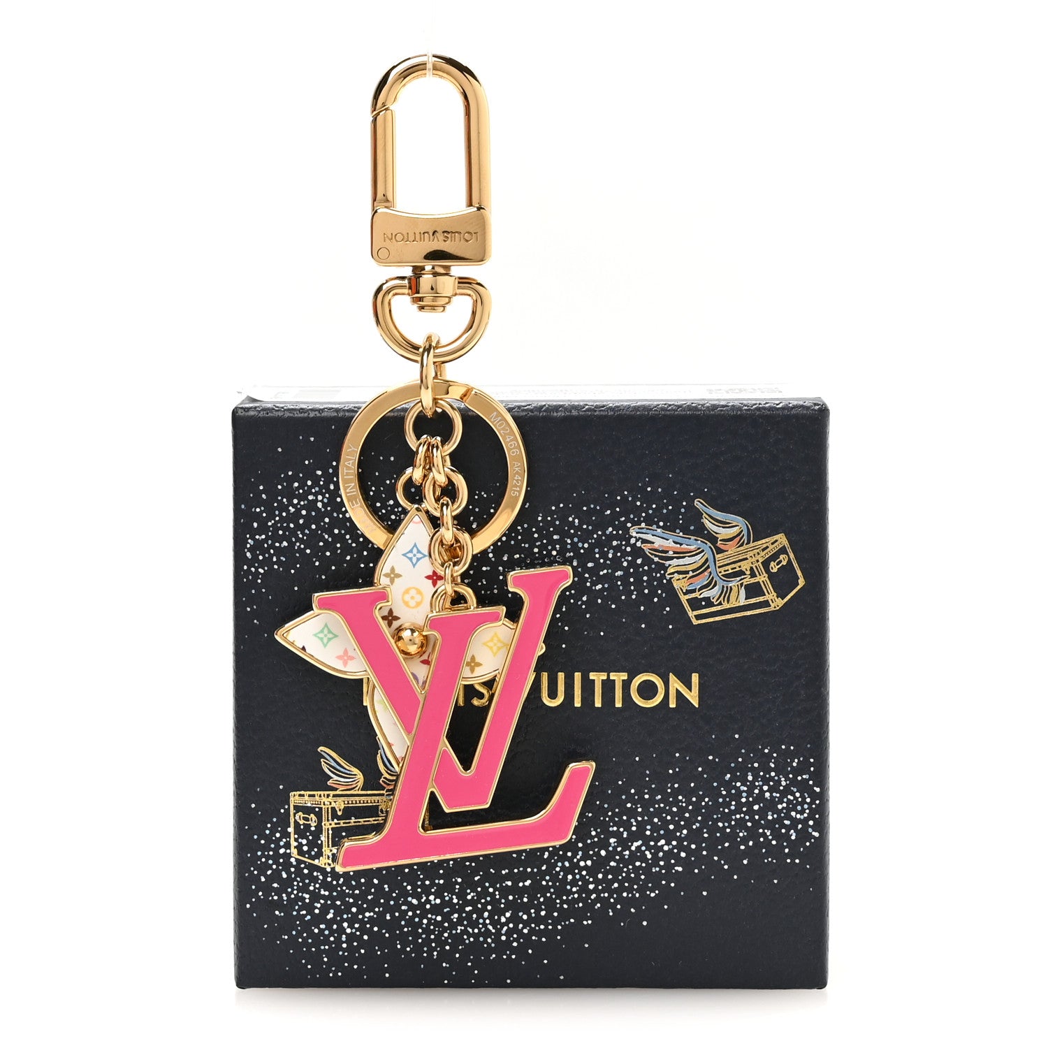 Louis Vuitton LV X TM Iconic Bag Charm Key Holder Multicolor